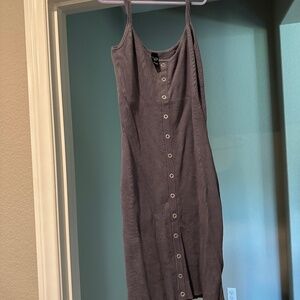 cute grey mini dress